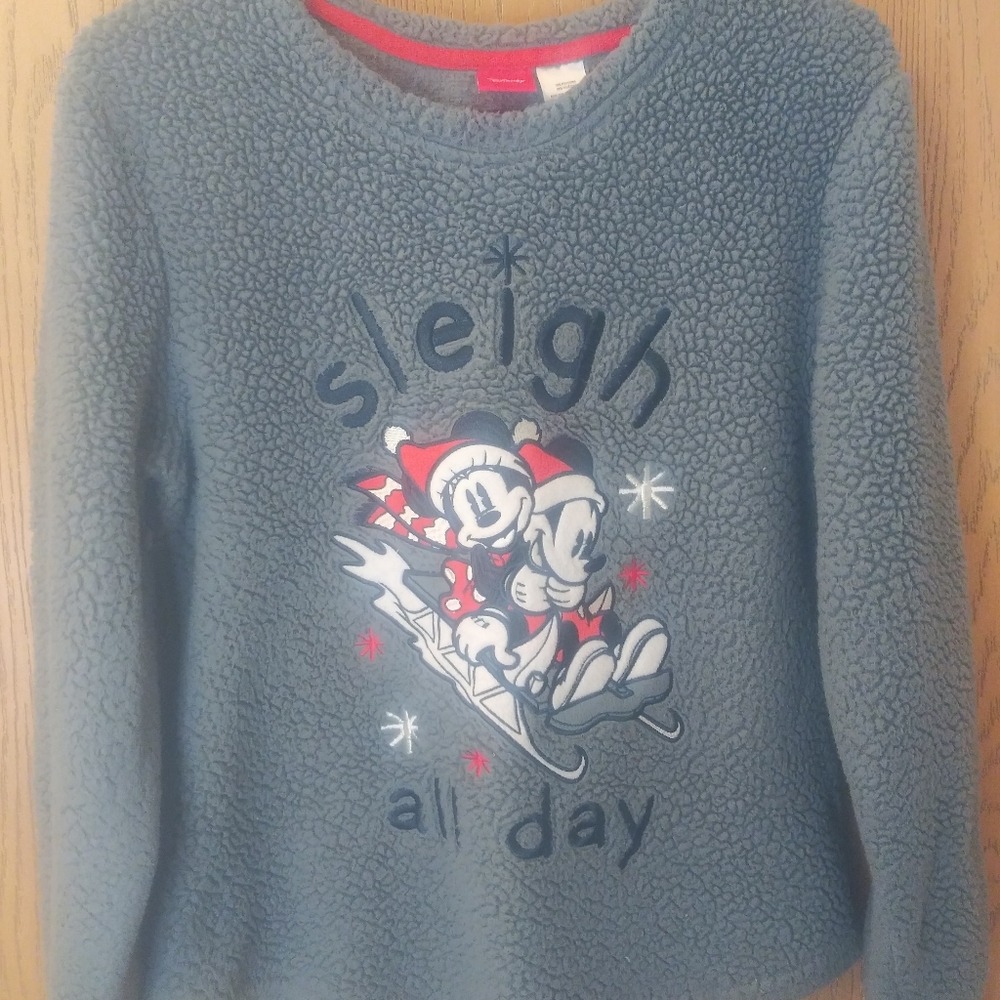 Disney Sleigh Grey Med. Sweater